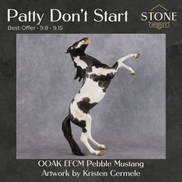 Patty Don't Start OOAK EFCM Pebble Mustang by Kristen Cermele Best Offer 9.8.2026