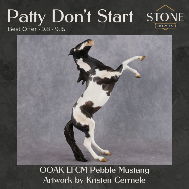 Patty Don't Start OOAK EFCM Pebble Mustang by Kristen Cermele Best Offer 9.8.2026