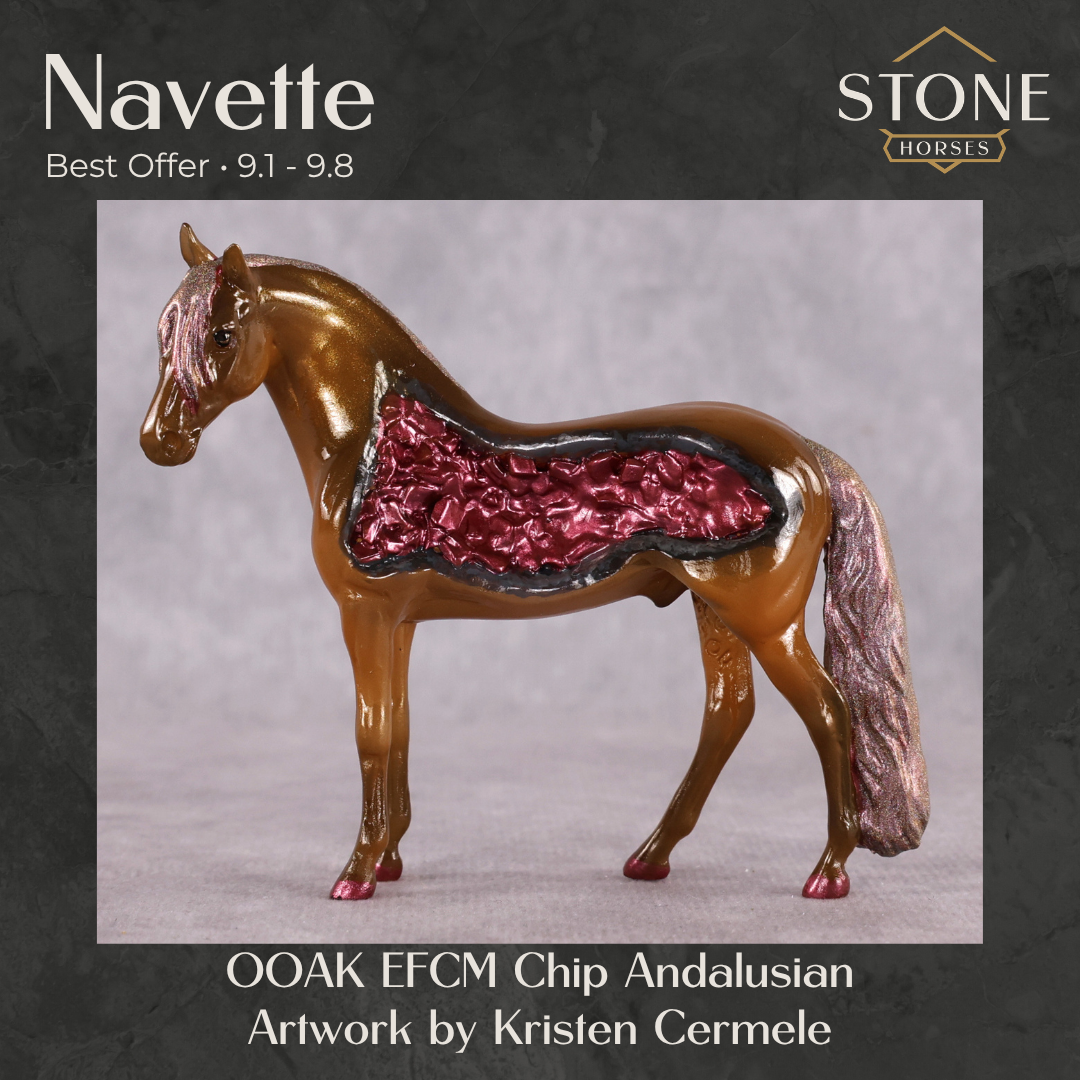 Navette OOAK EFCM Chip Andalusian by Kristen Cermele Best Offer 9.1.2026