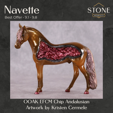 Navette OOAK EFCM Chip Andalusian by Kristen Cermele Best Offer 9.1.2026