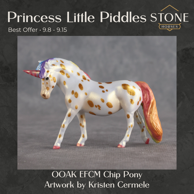 Princess Little Piddles OOAK EFCM Chip Pony by Kristen Cermele Best Offer 9.8.2026