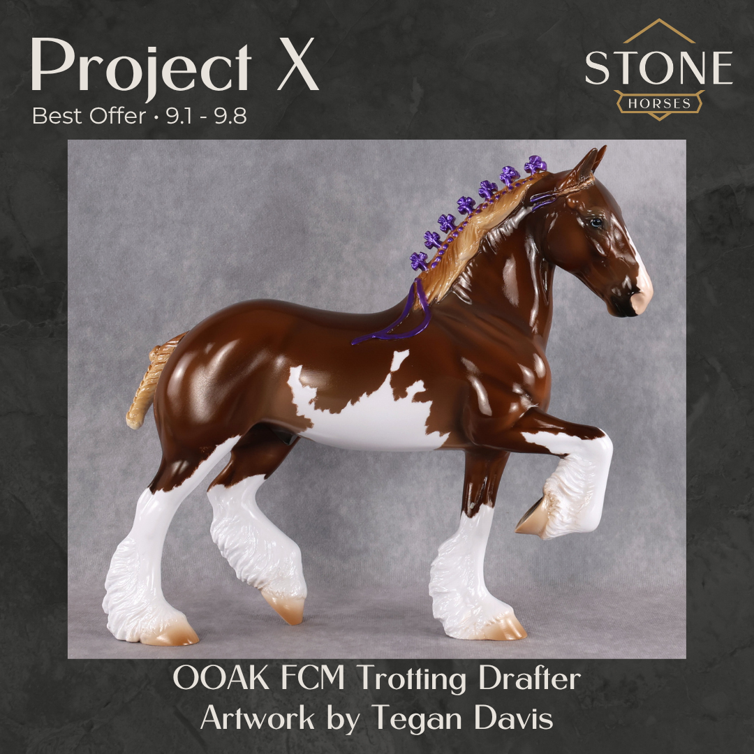 Project X OOAK FCM Trotting Drafter by Tegan Davis Best Offer 9.1.2026