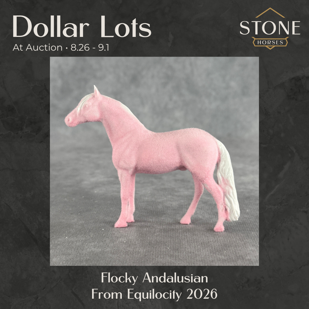 Dollar Auctions: Pink Flocked Chip Andalusian from Equilocity 2026 8.26.2026