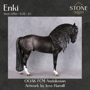 Enki OOAK FCM Andalusian by Jess Hamill Best Offer 8.26.2026