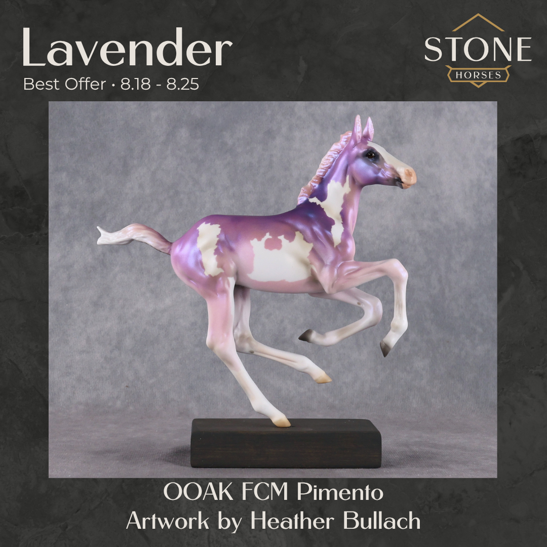 Lavender OOAK FCM Pimento by Heather Bullach Best Offer 8.18.2026