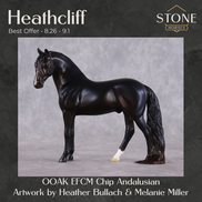Heathcliff OOAK EFCM Chip Andalusian by Heather Bullach Best Offer 8.26.2026