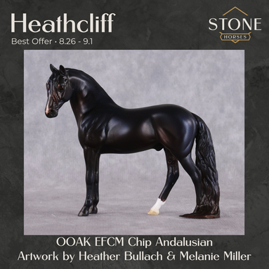 Heathcliff OOAK EFCM Chip Andalusian by Heather Bullach Best Offer 8.26.2026
