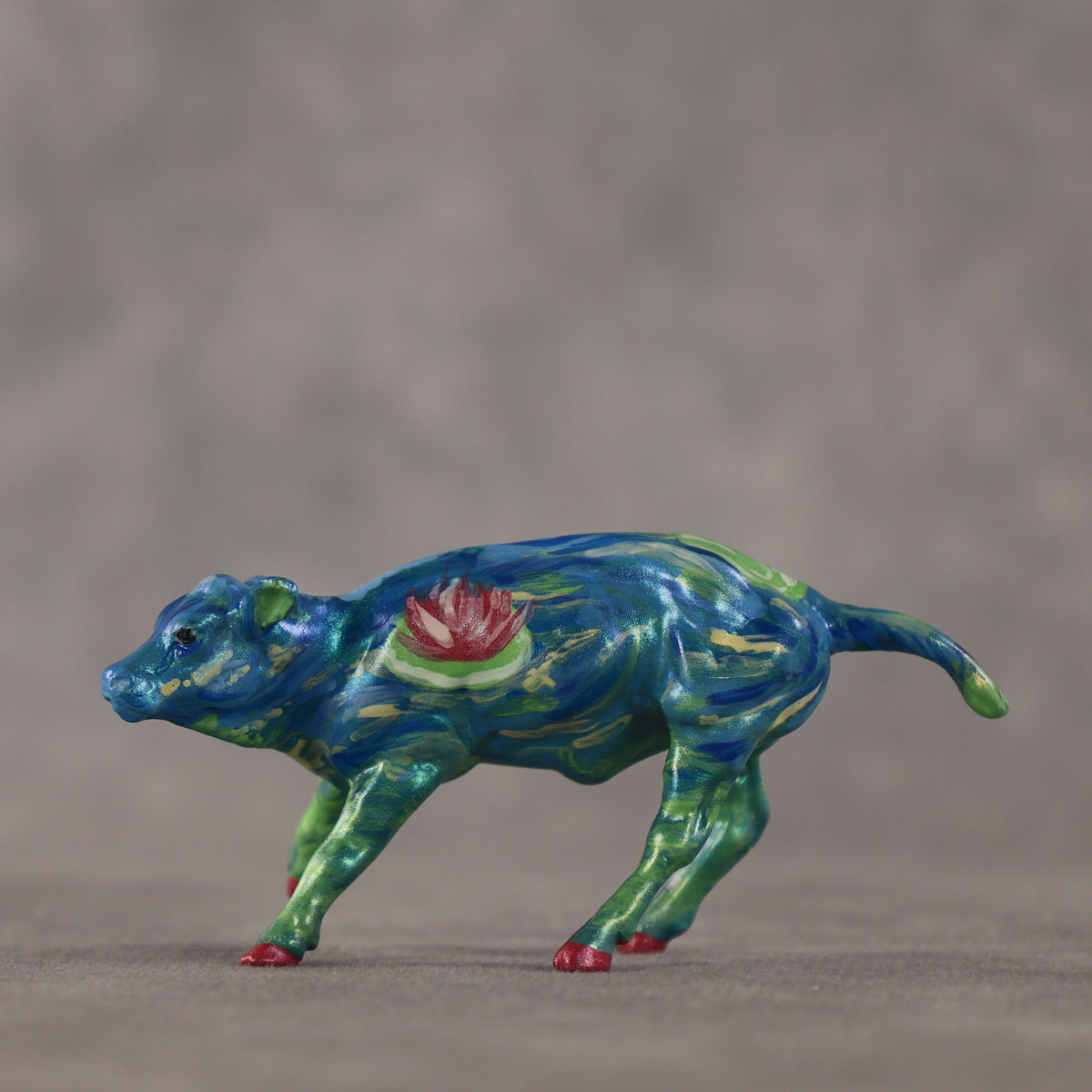 Moo-Nay OOAK FCM Chip Cow by Kristen Cermele GS26
