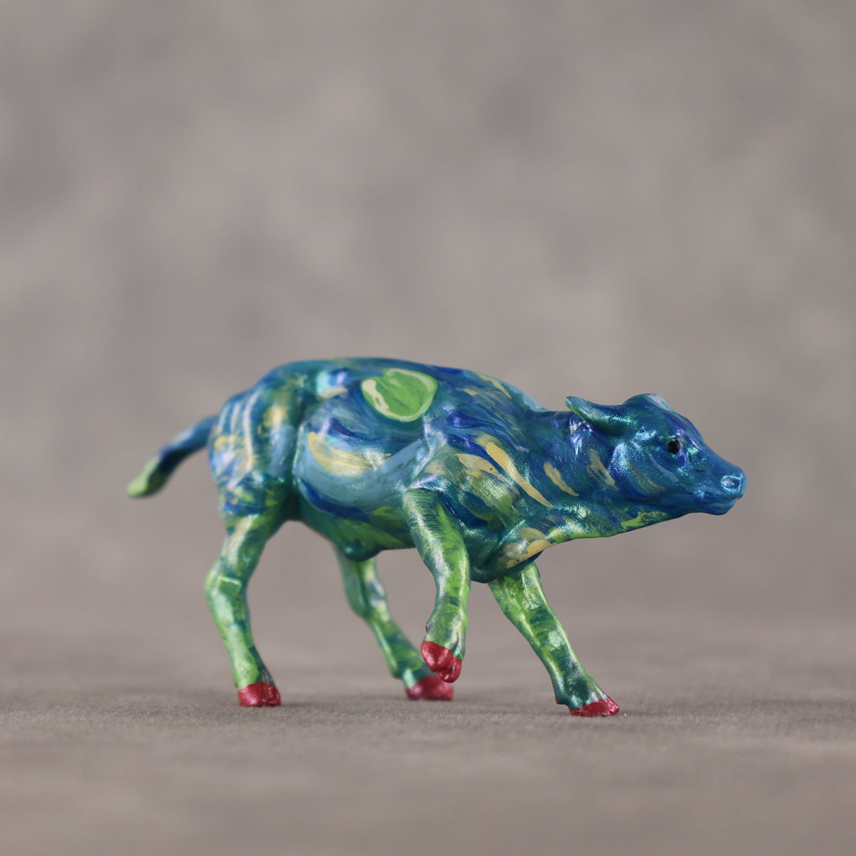 Moo-Nay OOAK FCM Chip Cow by Kristen Cermele GS26
