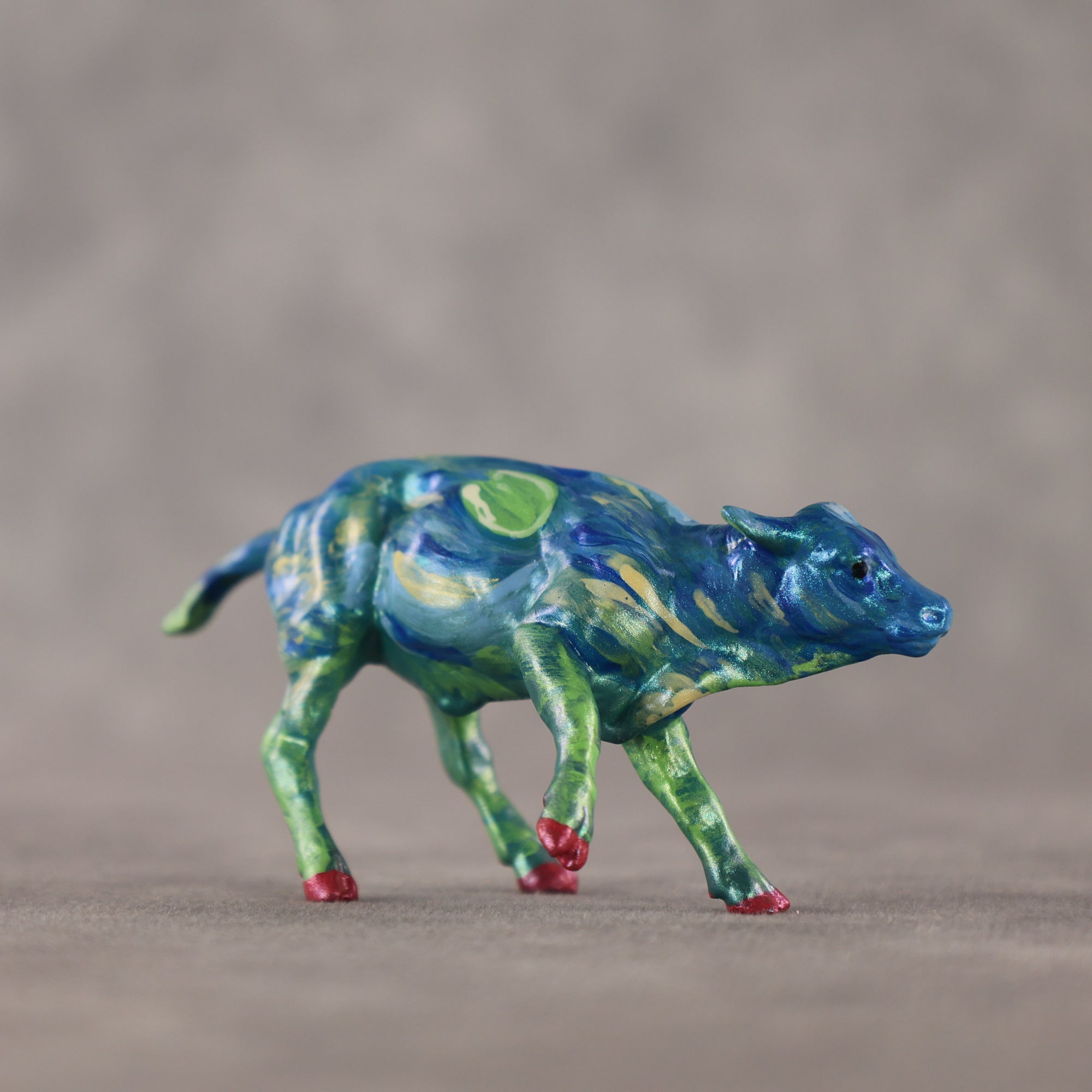 Moo-Nay OOAK FCM Chip Cow by Kristen Cermele GS26