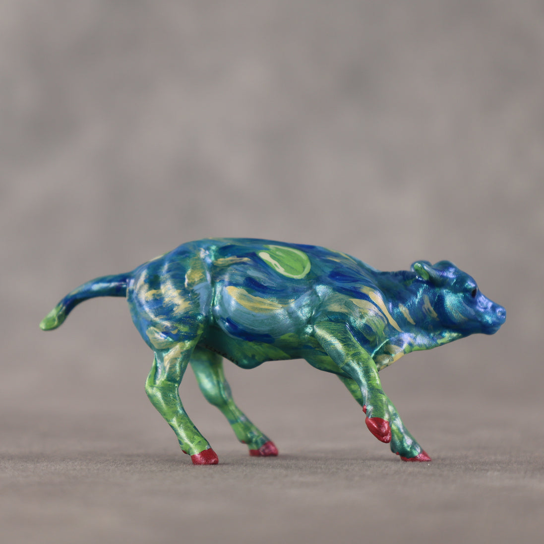 Moo-Nay OOAK FCM Chip Cow by Kristen Cermele GS26
