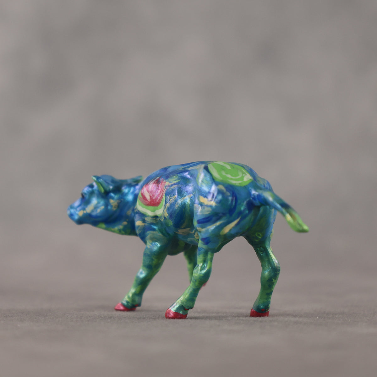 Moo-Nay OOAK FCM Chip Cow by Kristen Cermele GS26