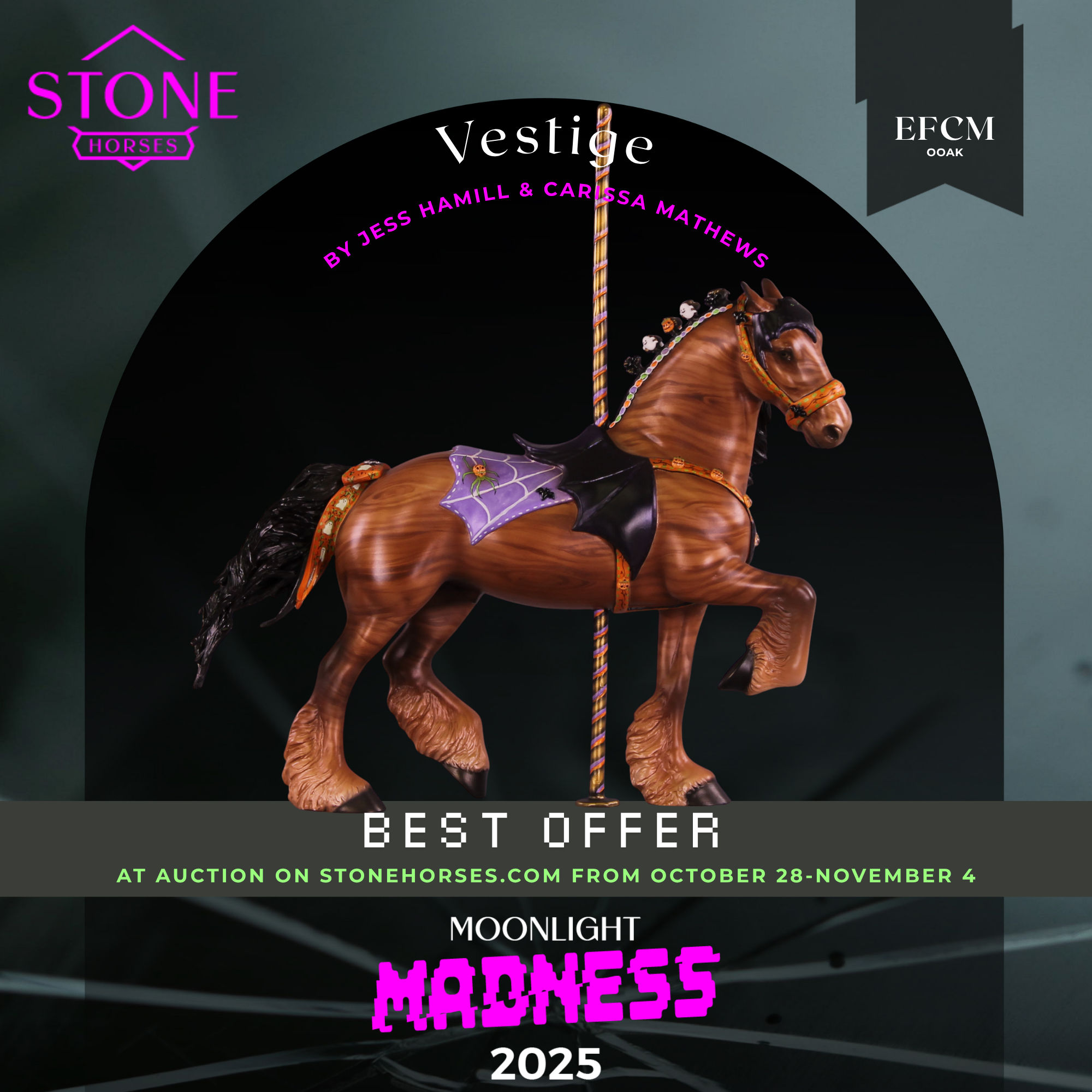 Vestige OOAK EFCM Trotting Drafter by Jess Hamill MM25