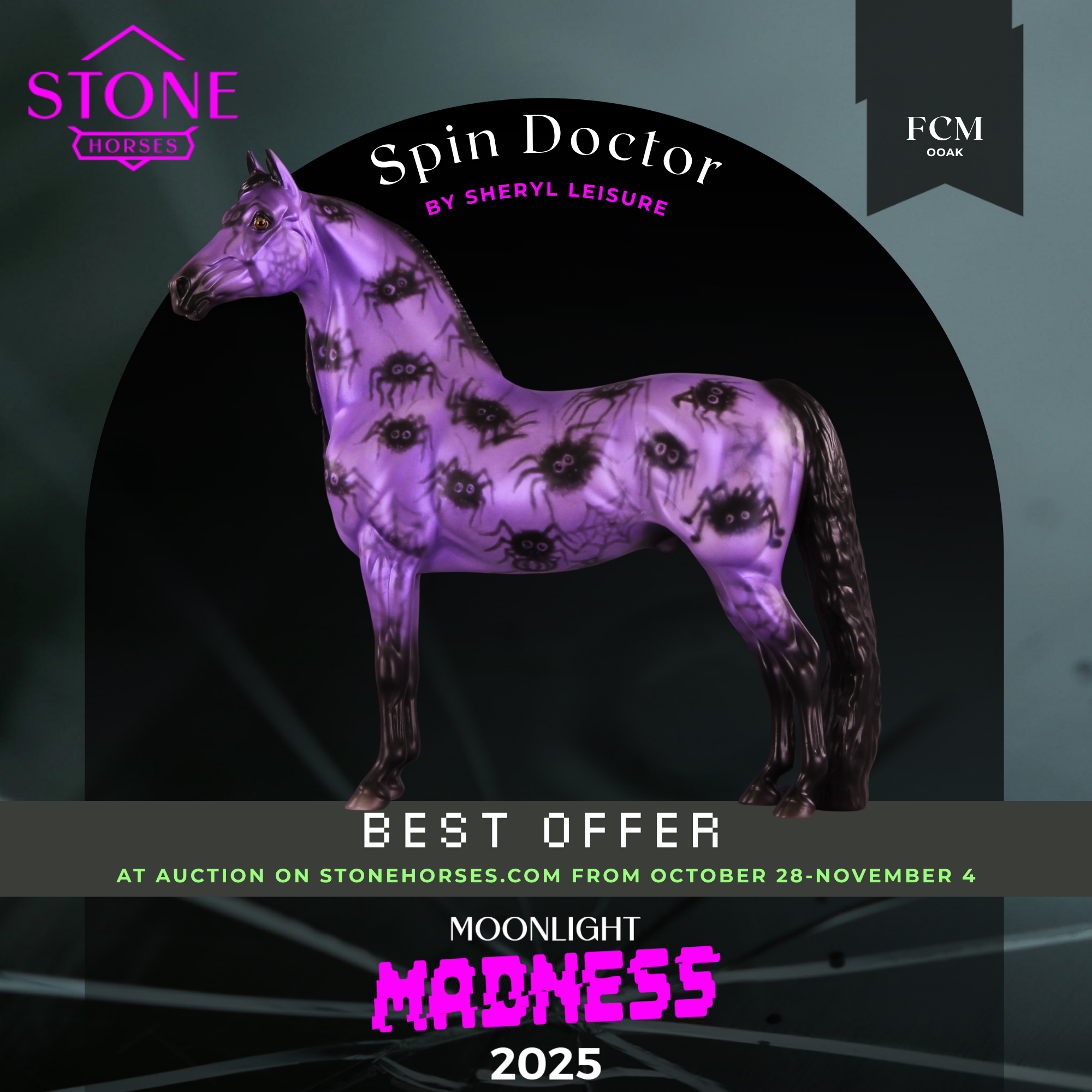 Spin Doctor OOAK FCM Morgan by Sheryl Leisure MM25