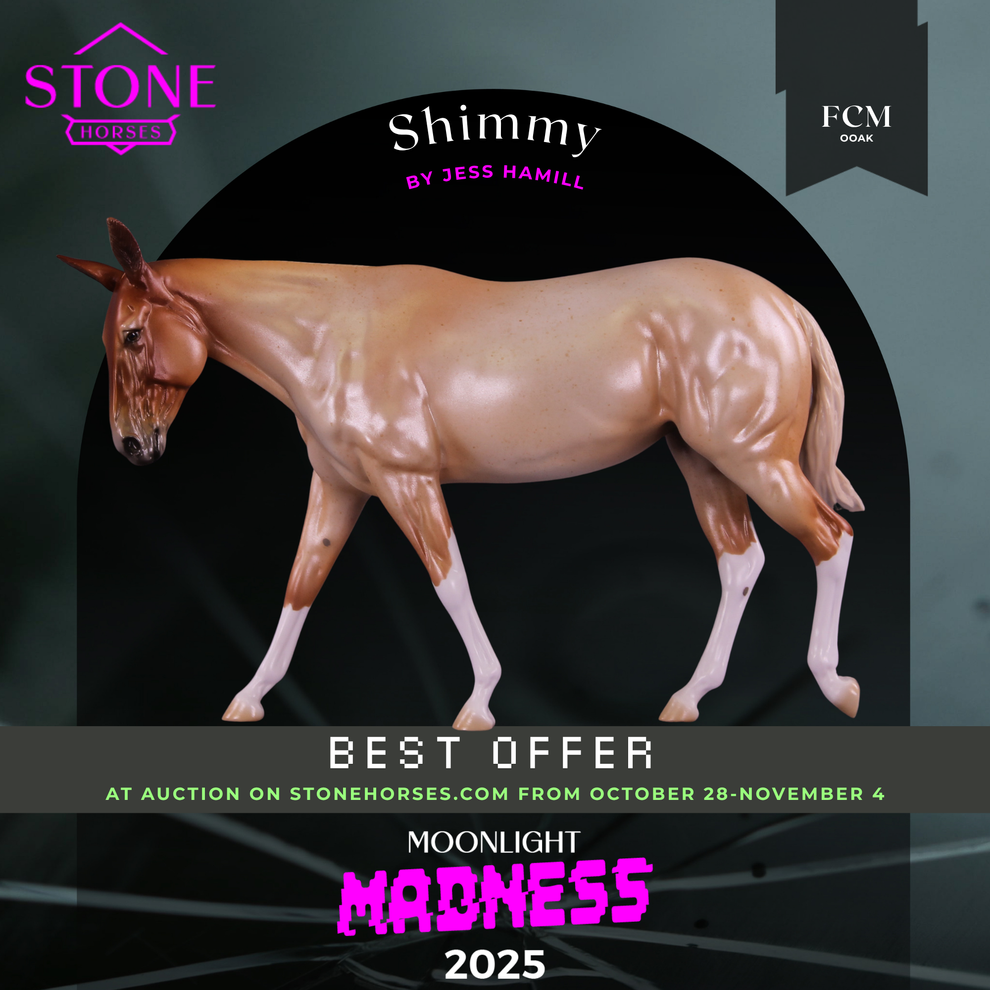 Shimmy OOAK FCM Large Mule by Jess Hamill MM25