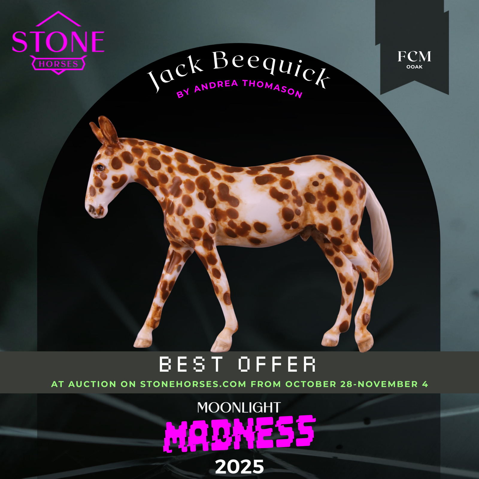 Jack Beequick OOAK FCM Chip Mule by Andrea Thomason MM25