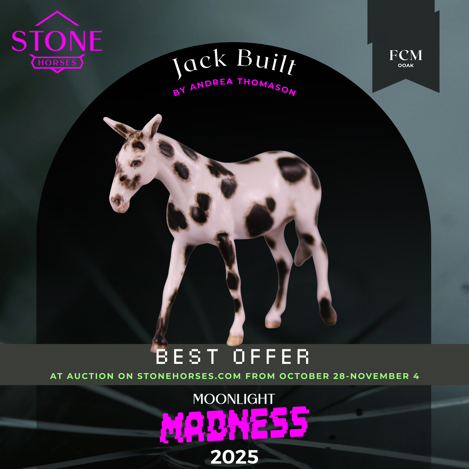 Jack Built OOAK FCM Chip Mule by Andrea Thomason MM25