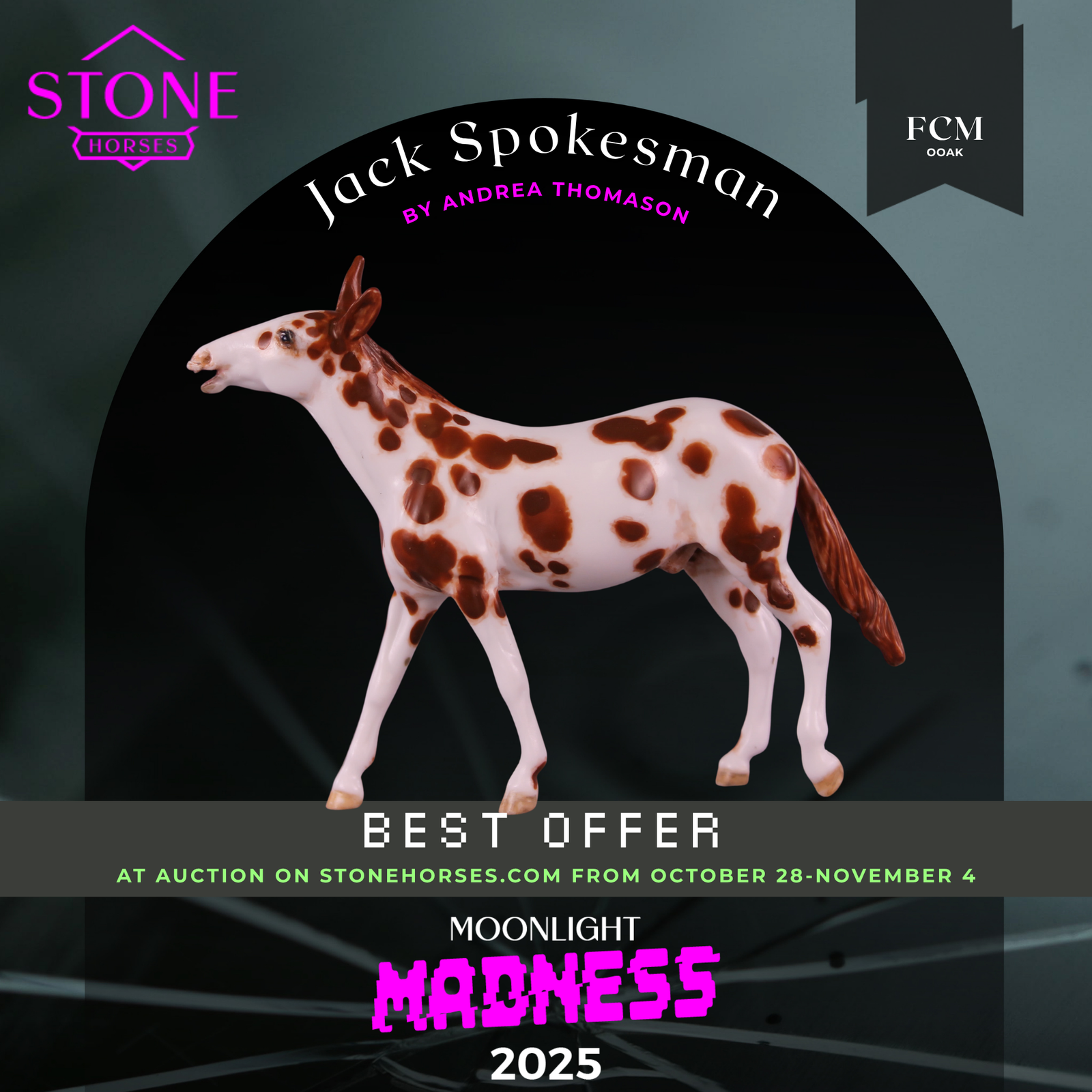 Jack Spokesman OOAK EFCM Chip Mule by Andrea Thomason MM25