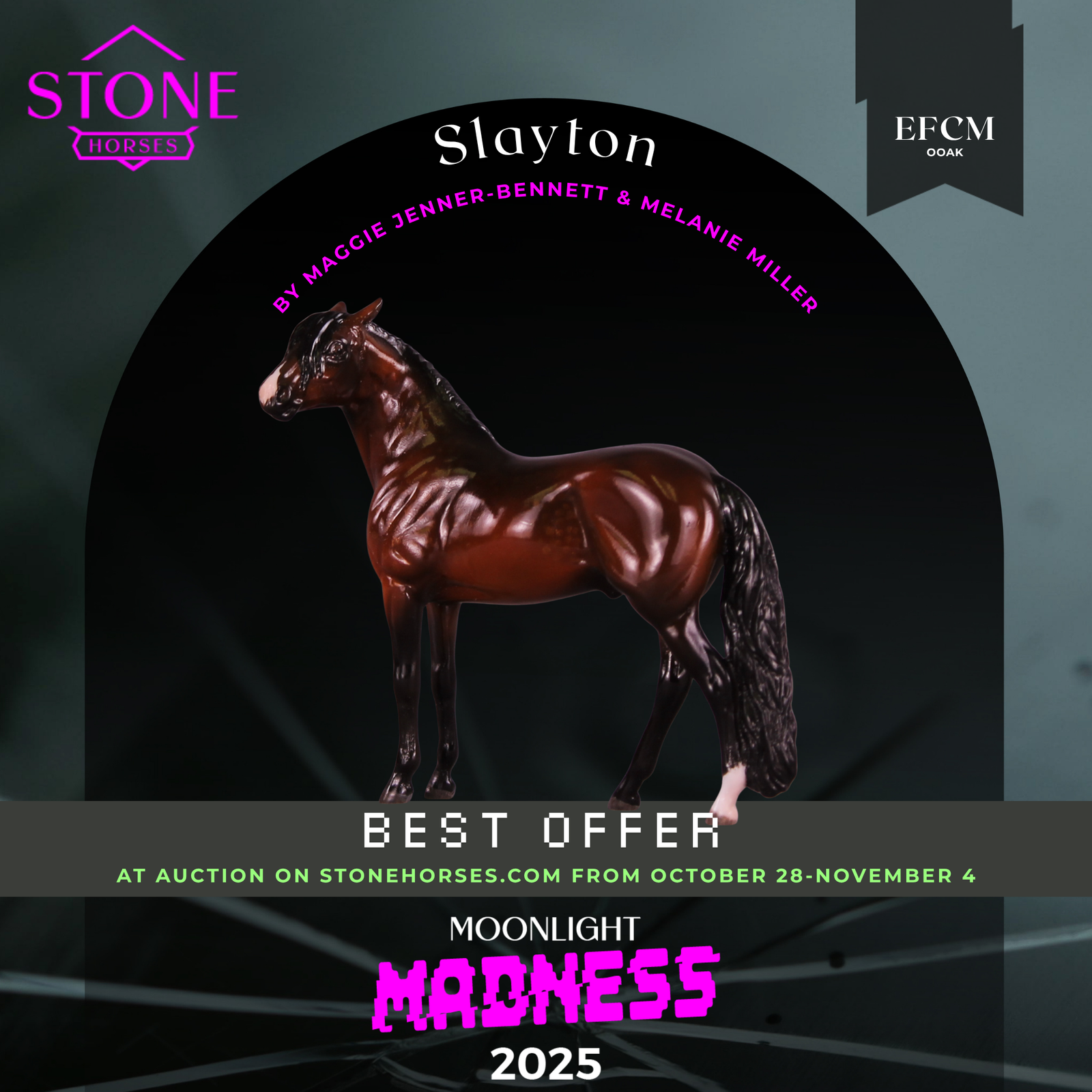 Slayton OOAK EFCM Chip Andalusian by Maggie Jenner-Bennett MM25