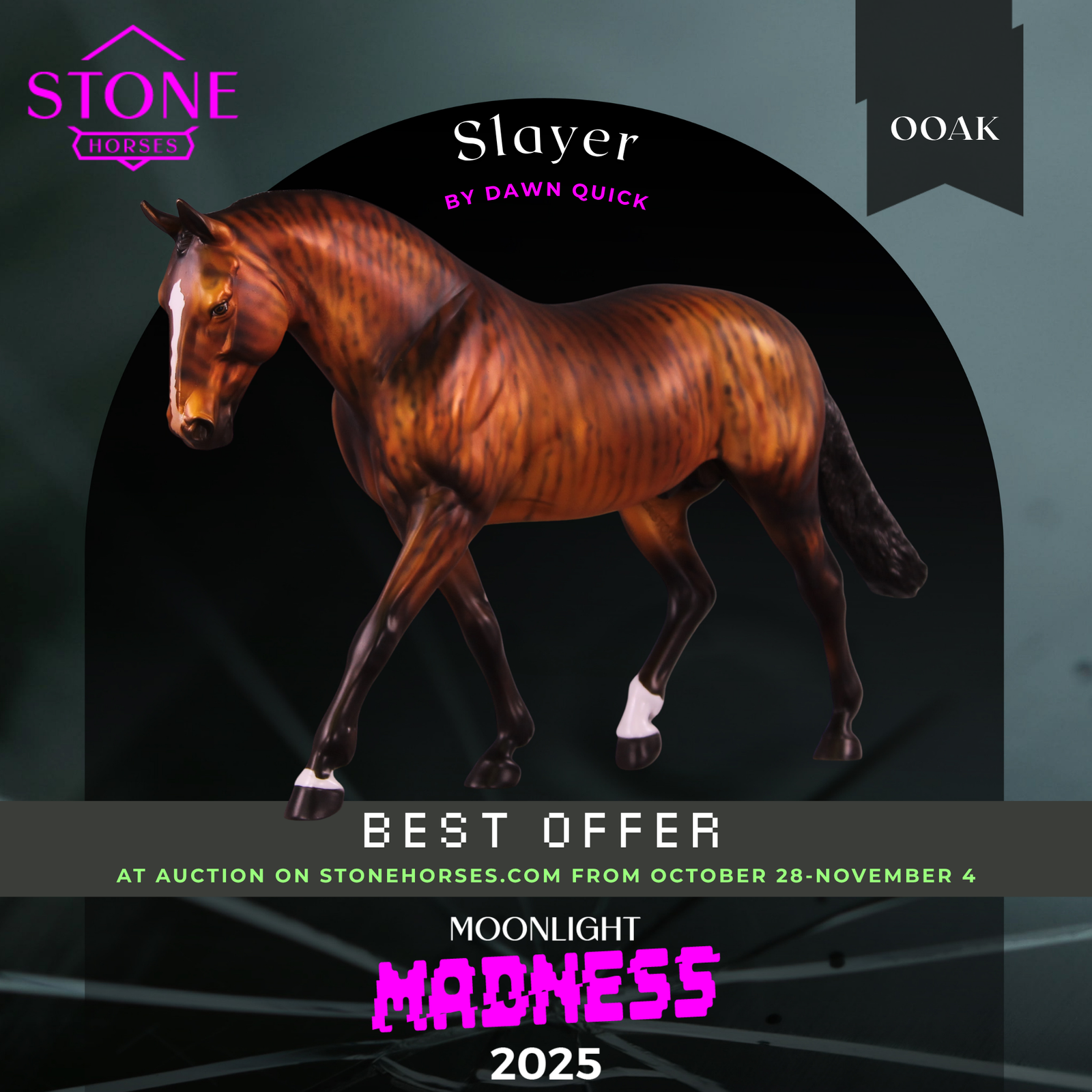 Slayer OOAK FCM Irish Draught by Dawn Quick MM25