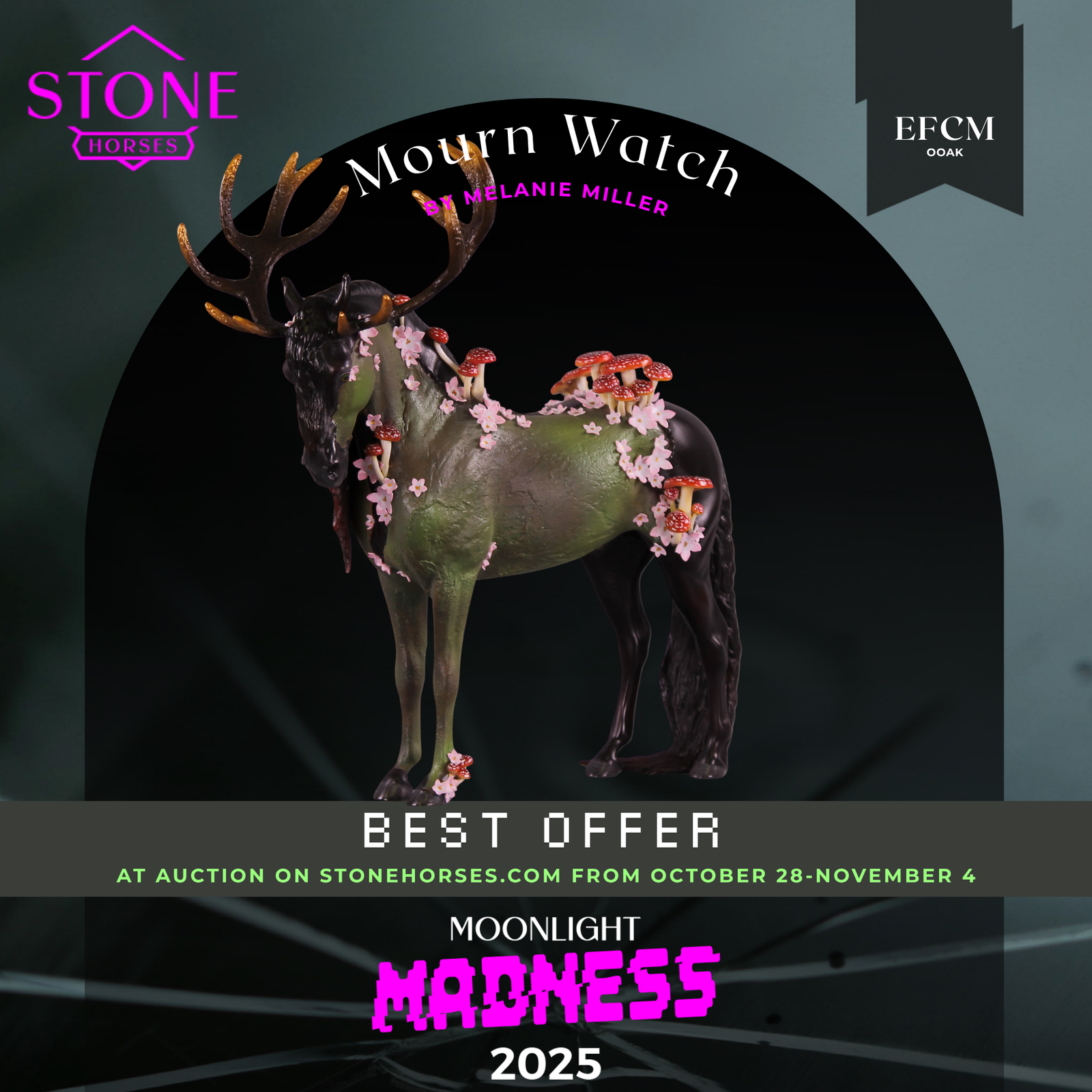 Mourn Watch OOAK EFCM Andalusian by Melanie Miller MM25