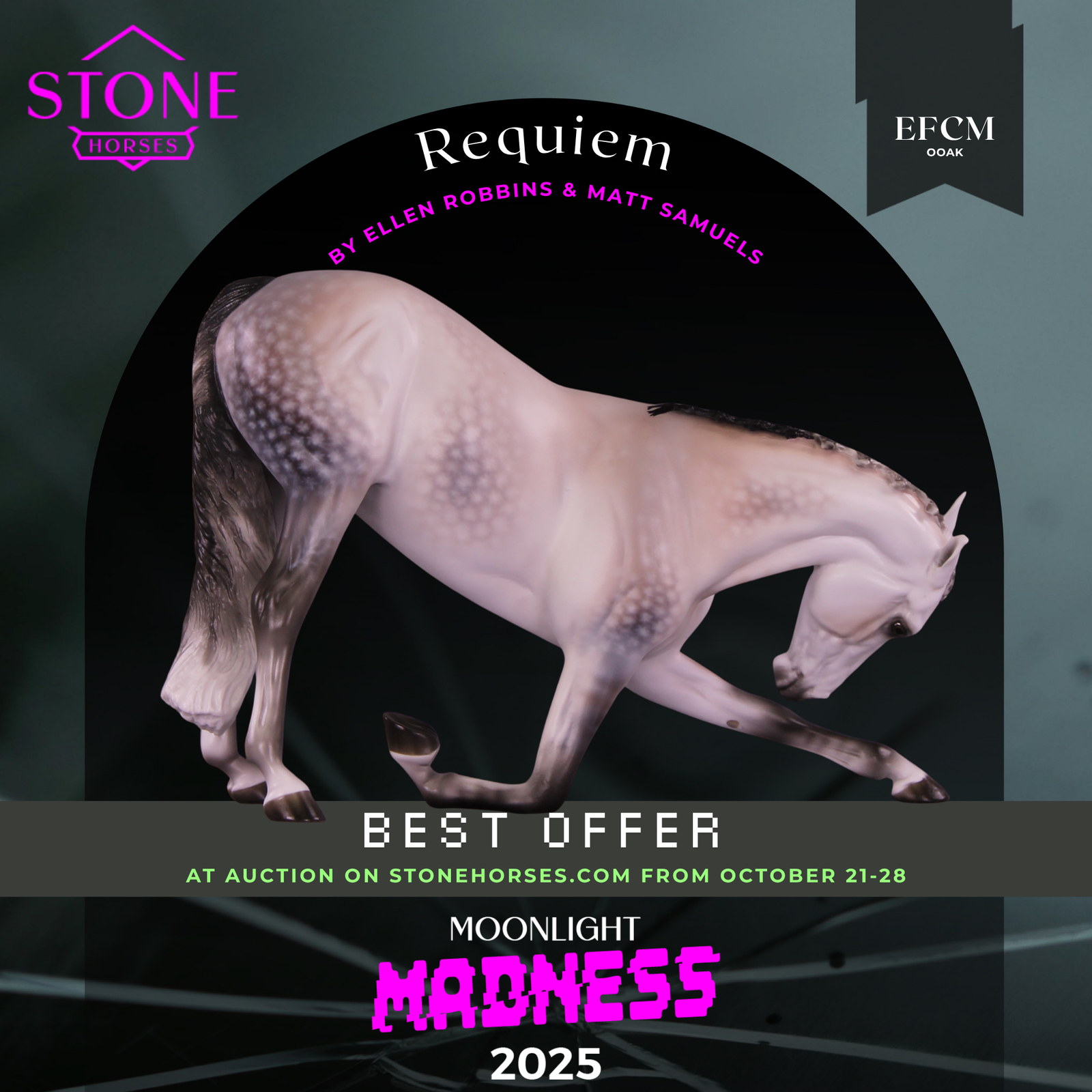 Requiem OOAK EFCM Arabian Mare by Ellen Robbins MM25