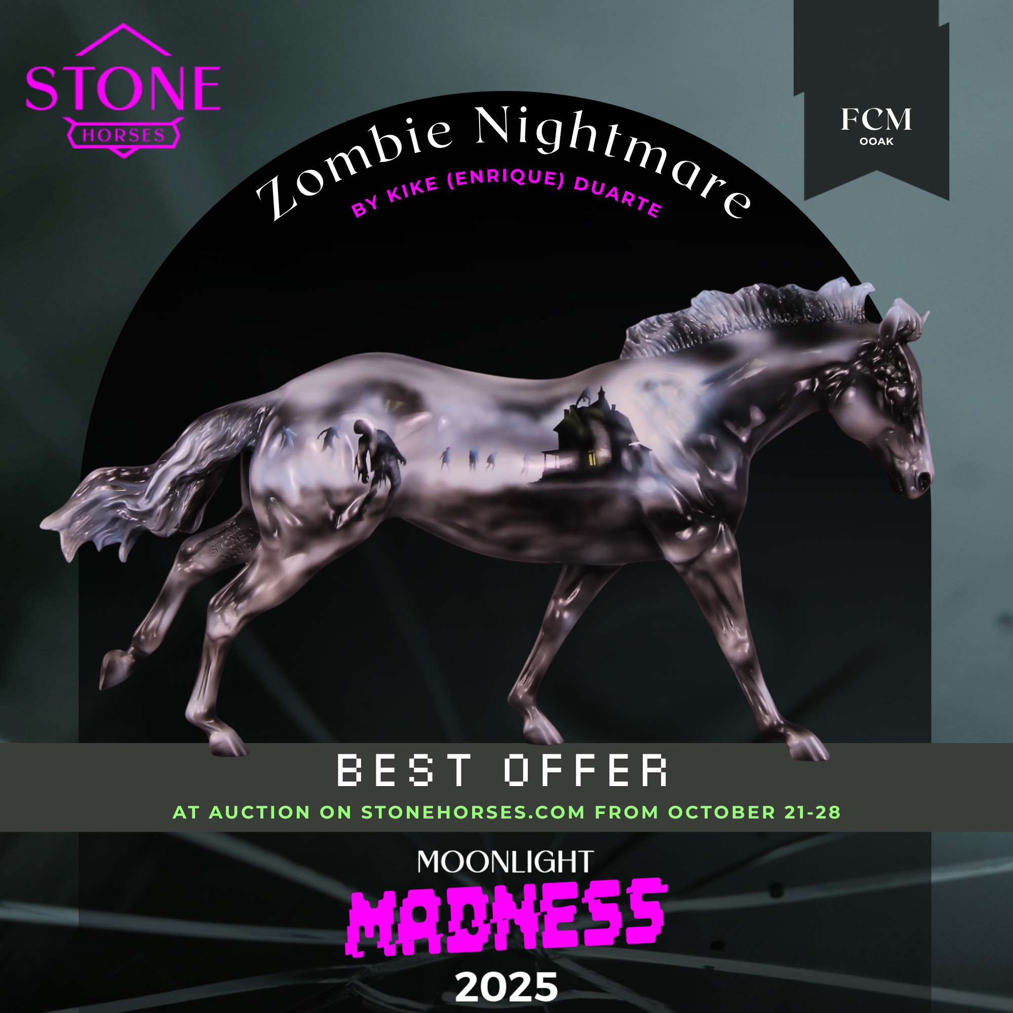 Zombie Nightmare OOAK Remington by Kike (Enrique) Duarte MM25