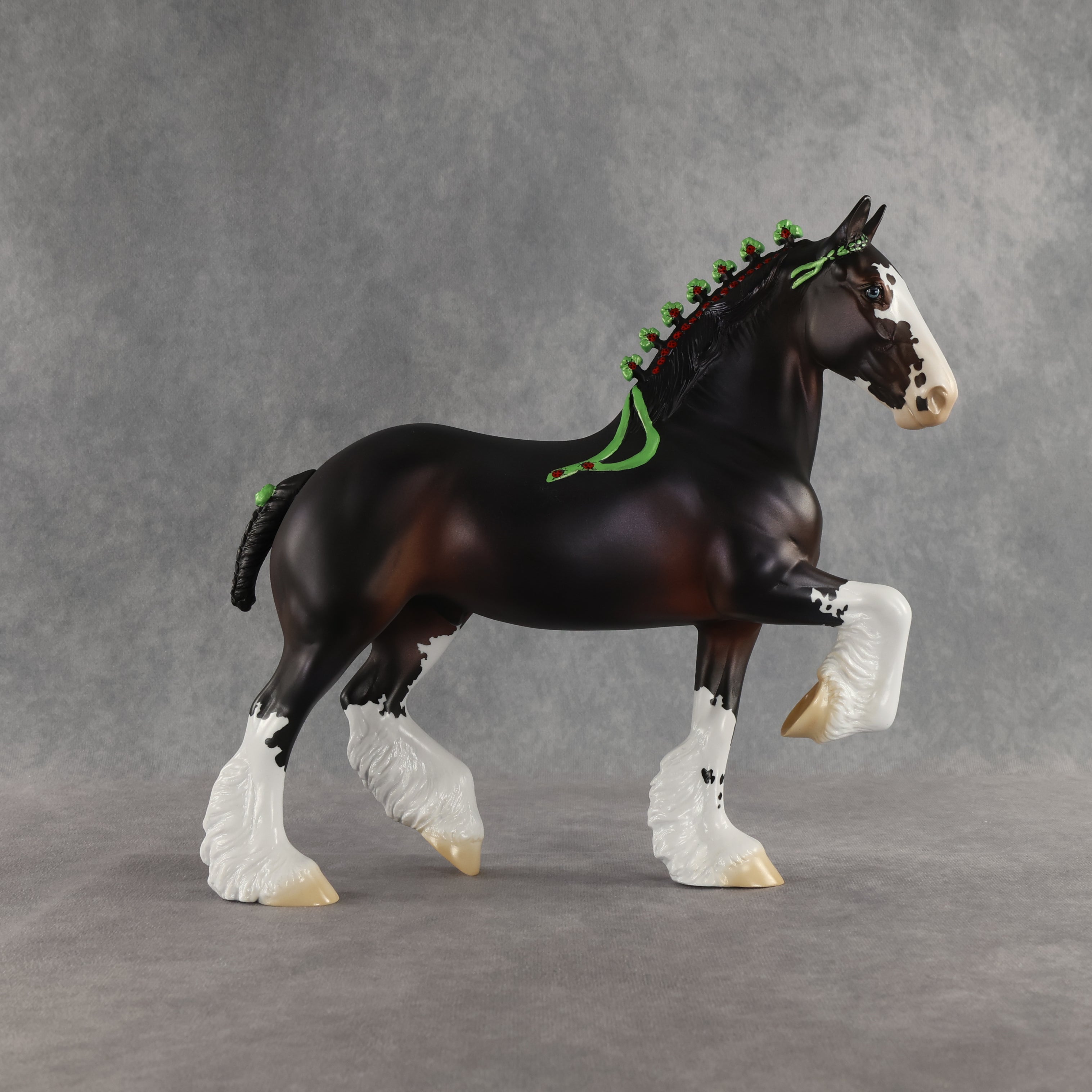 Mr. Ladybug OOAK FCM Trotting Drafter by Jess Hamill SHCF26