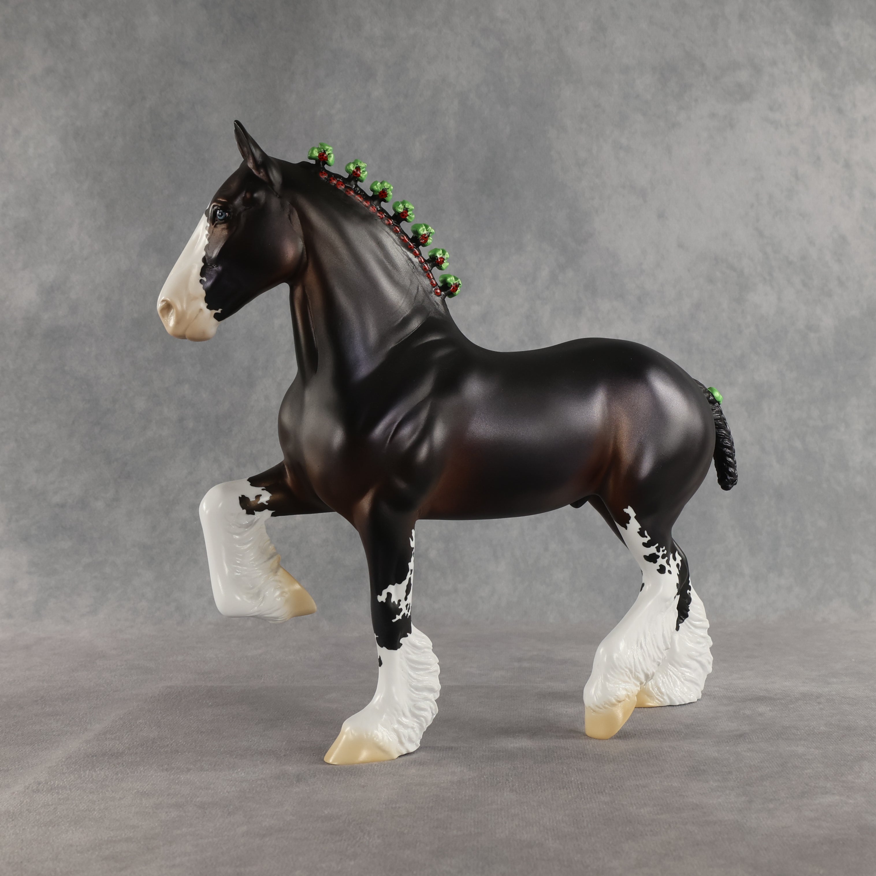 Mr. Ladybug OOAK FCM Trotting Drafter by Jess Hamill SHCF26