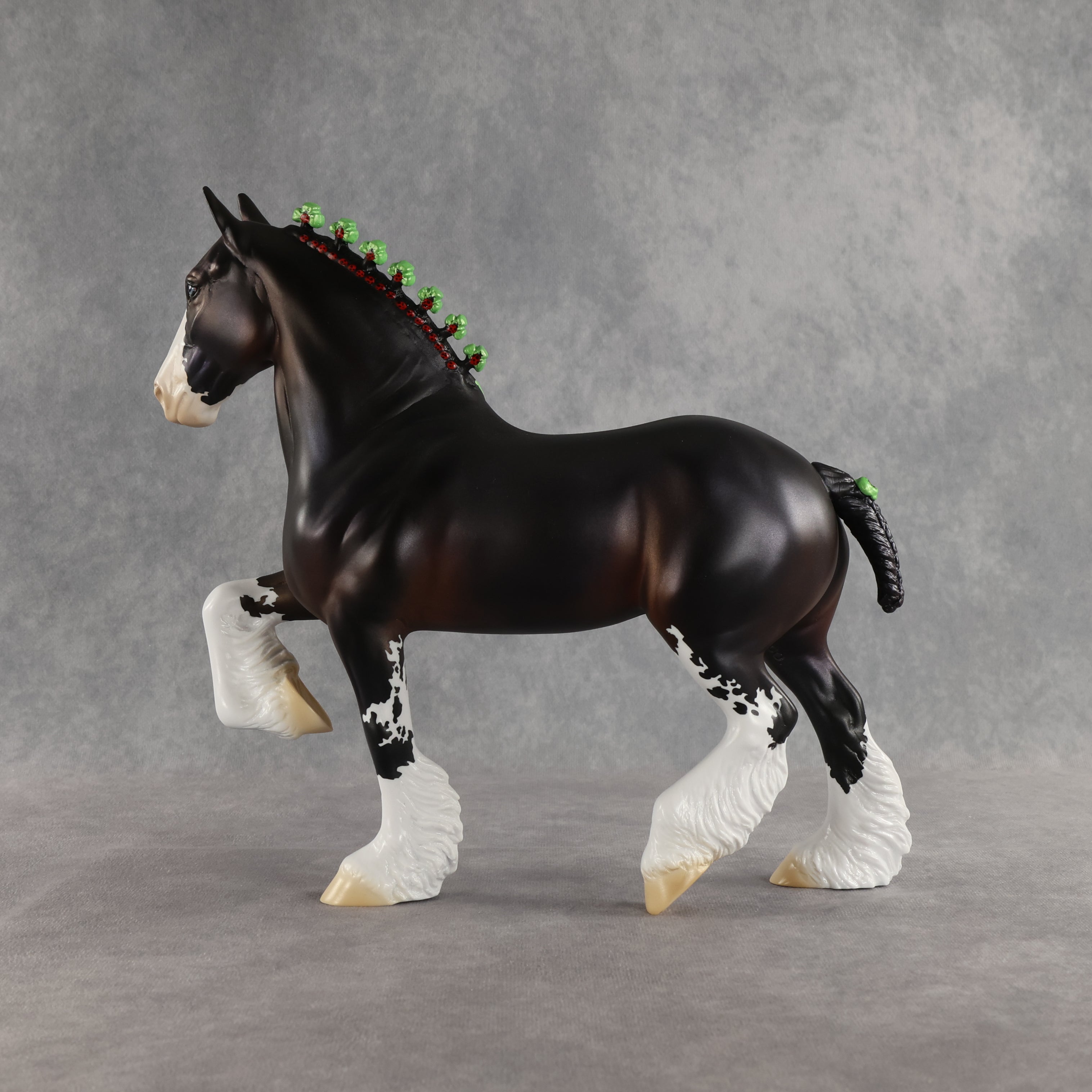 Mr. Ladybug OOAK FCM Trotting Drafter by Jess Hamill SHCF26