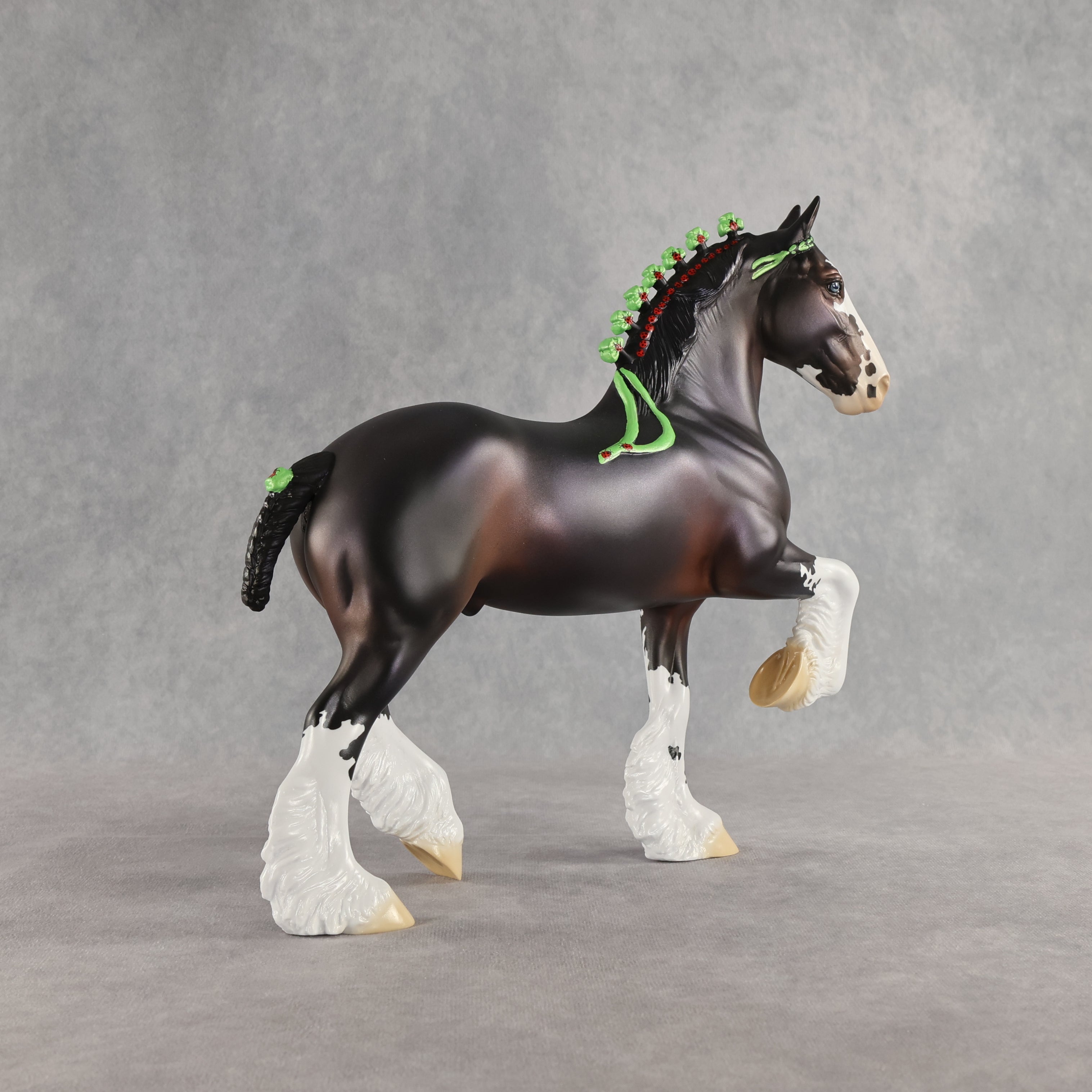 Mr. Ladybug OOAK FCM Trotting Drafter by Jess Hamill SHCF26