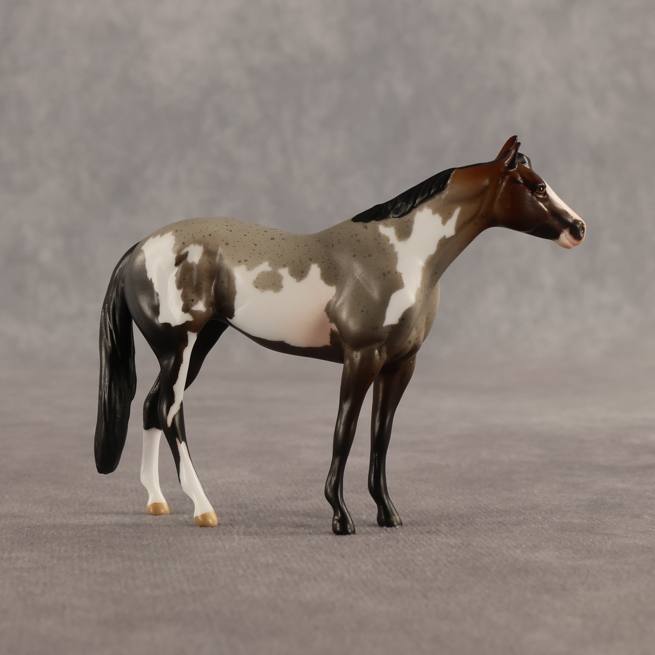 Mudflap & Dusty OOAK Chip FCM Stock Horse & Chip Foal by Anna Rieck SCD26
