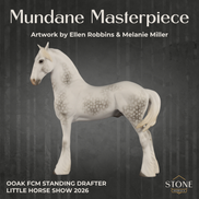 Mundane Masterpiece OOAK FCM Chip Standing Drafter by Ellen Robbins & Melanie Miller LHS26