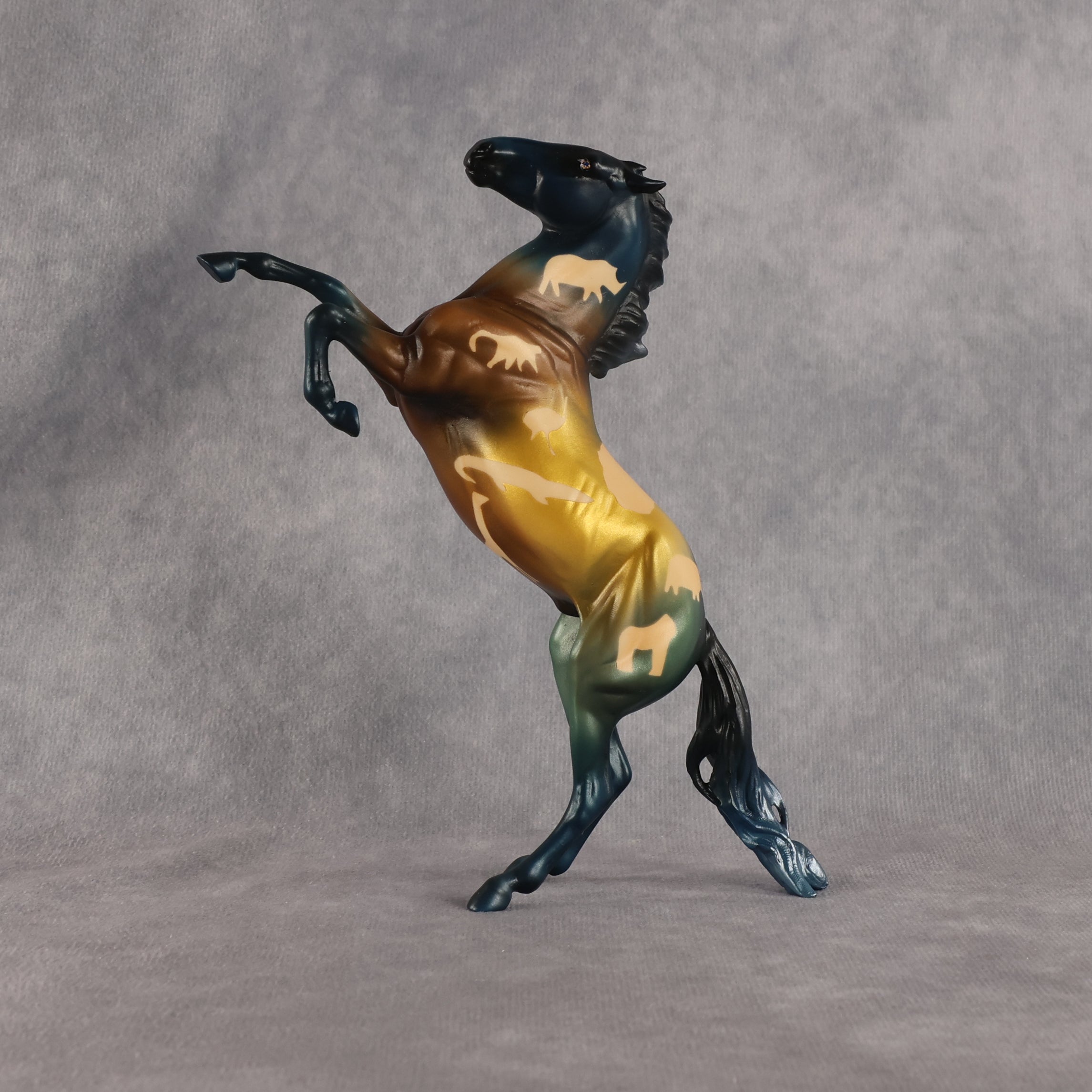 OOAK Pebble Mustang Blind Bag by Enrique Duarte WC26