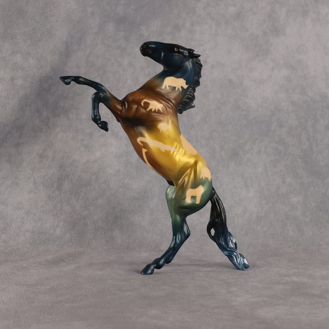 OOAK Pebble Mustang Blind Bag by Enrique Duarte WC26