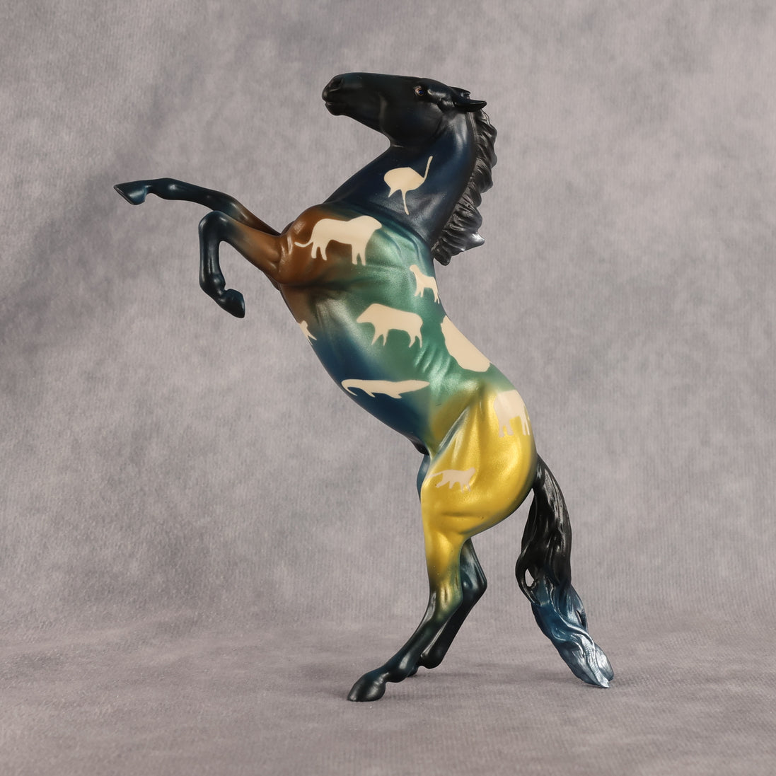 OOAK Pebble Mustang Blind Bag by Enrique Duarte WC26