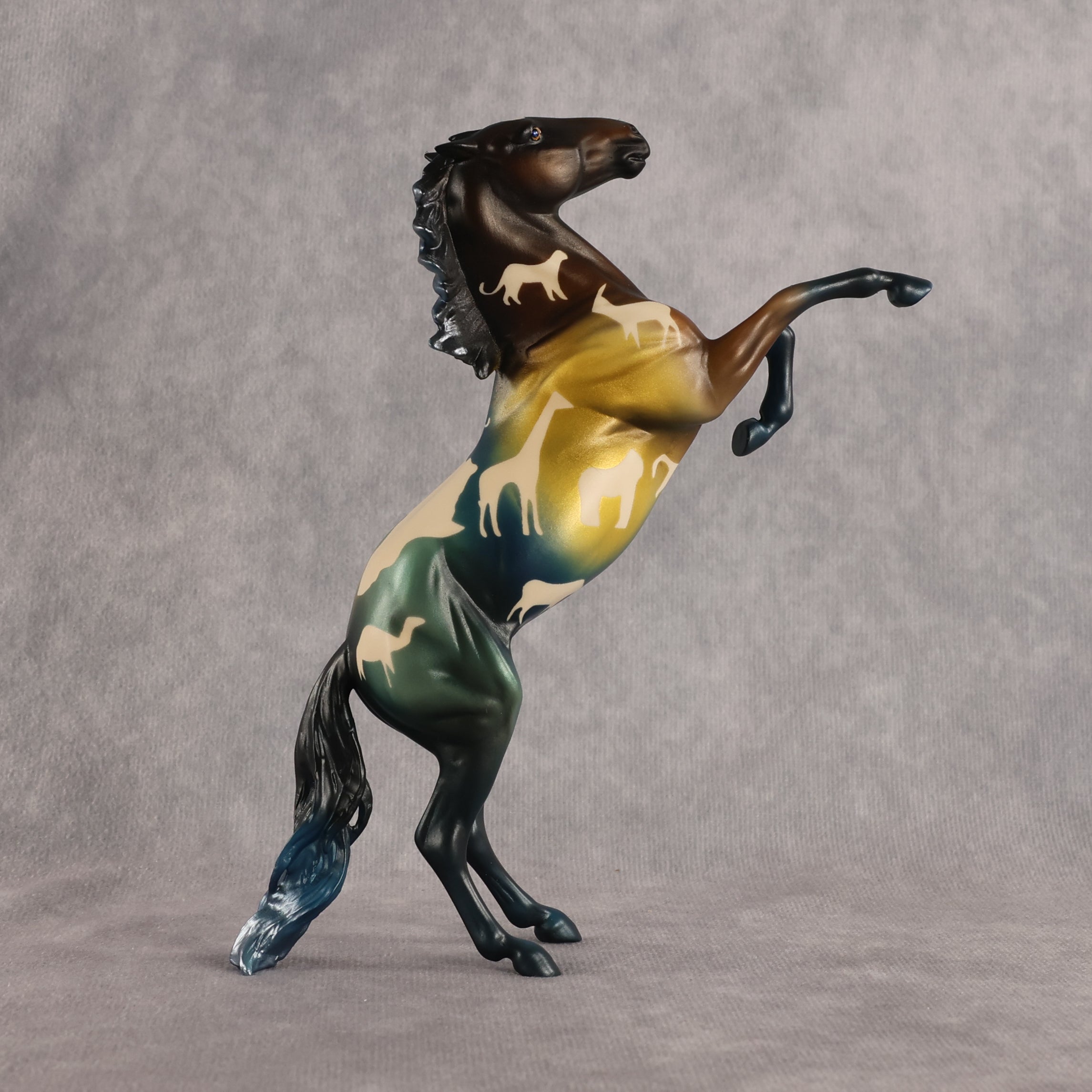OOAK Pebble Mustang Blind Bag by Enrique Duarte WC26