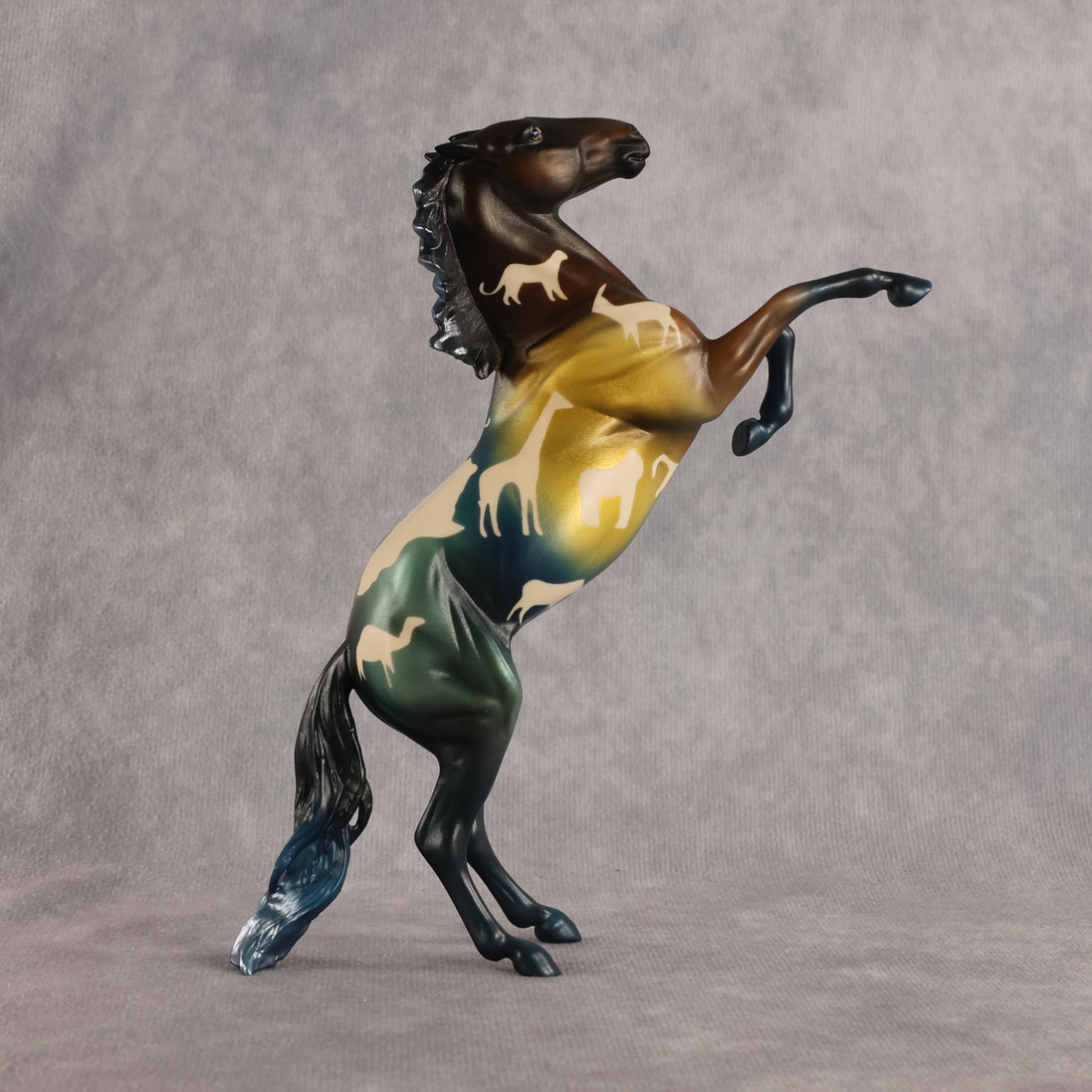 OOAK Pebble Mustang Blind Bag by Enrique Duarte WC26