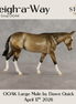 Neigh-a-Way OOAK Large Mule by Dawn Quick DDOOAKs26