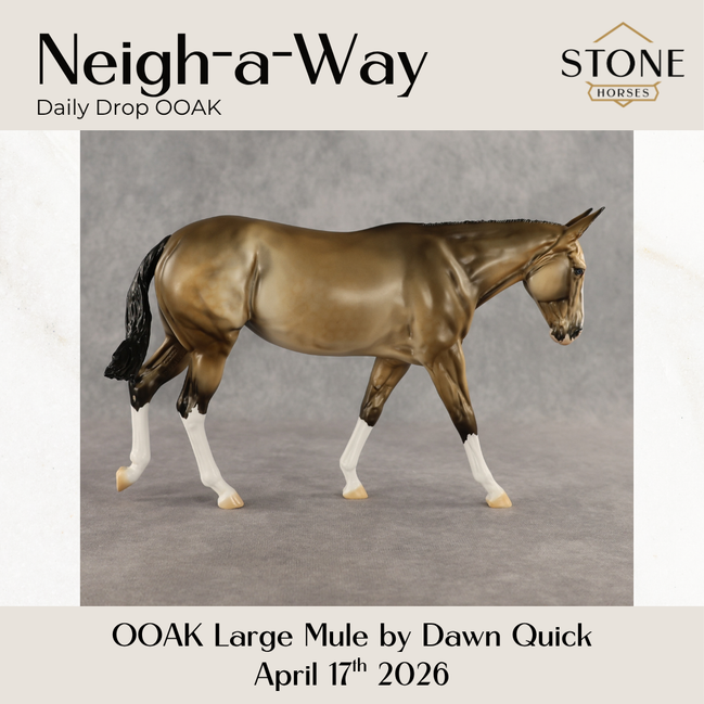 Neigh-a-Way OOAK Large Mule by Dawn Quick DDOOAKs26