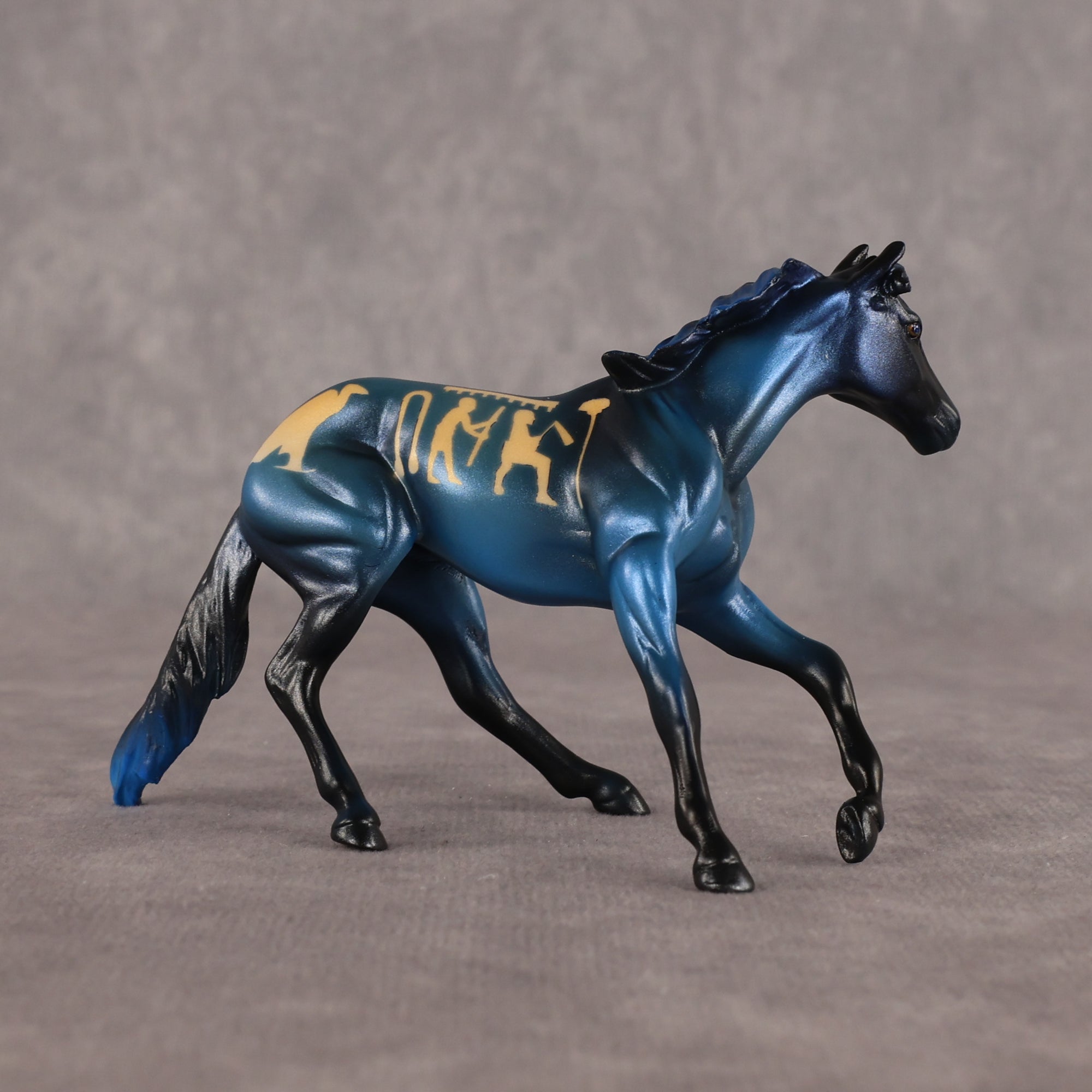 New Kingdom OOAK Chip Cutting Horse by Enrique Duarte WC26
