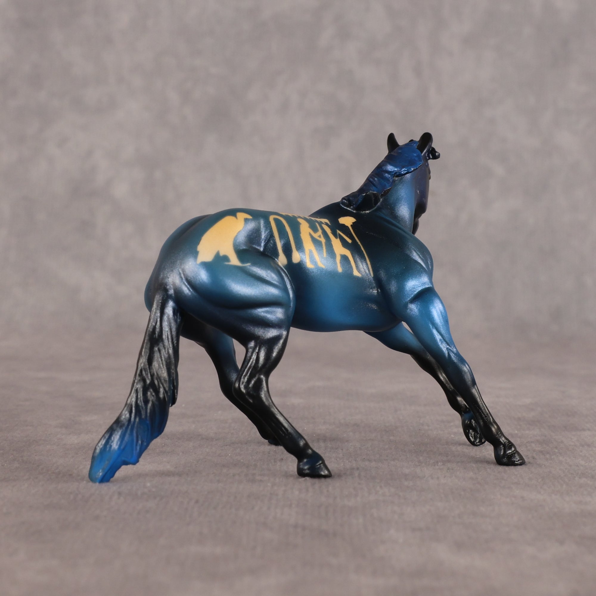 New Kingdom OOAK Chip Cutting Horse by Enrique Duarte WC26