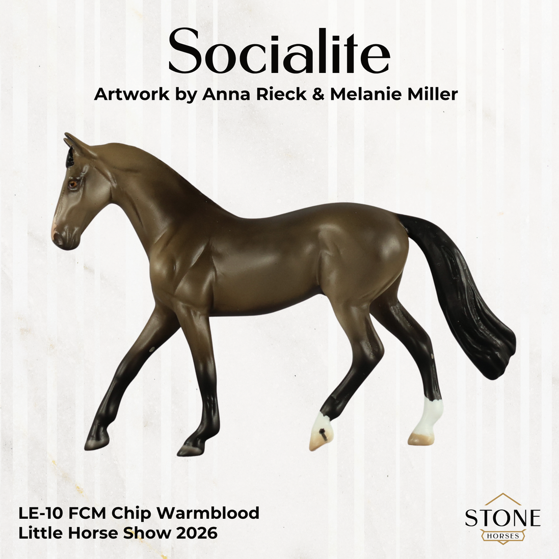 Socialite LE-10 Chip Warmblood by Anna Rieck LHS26