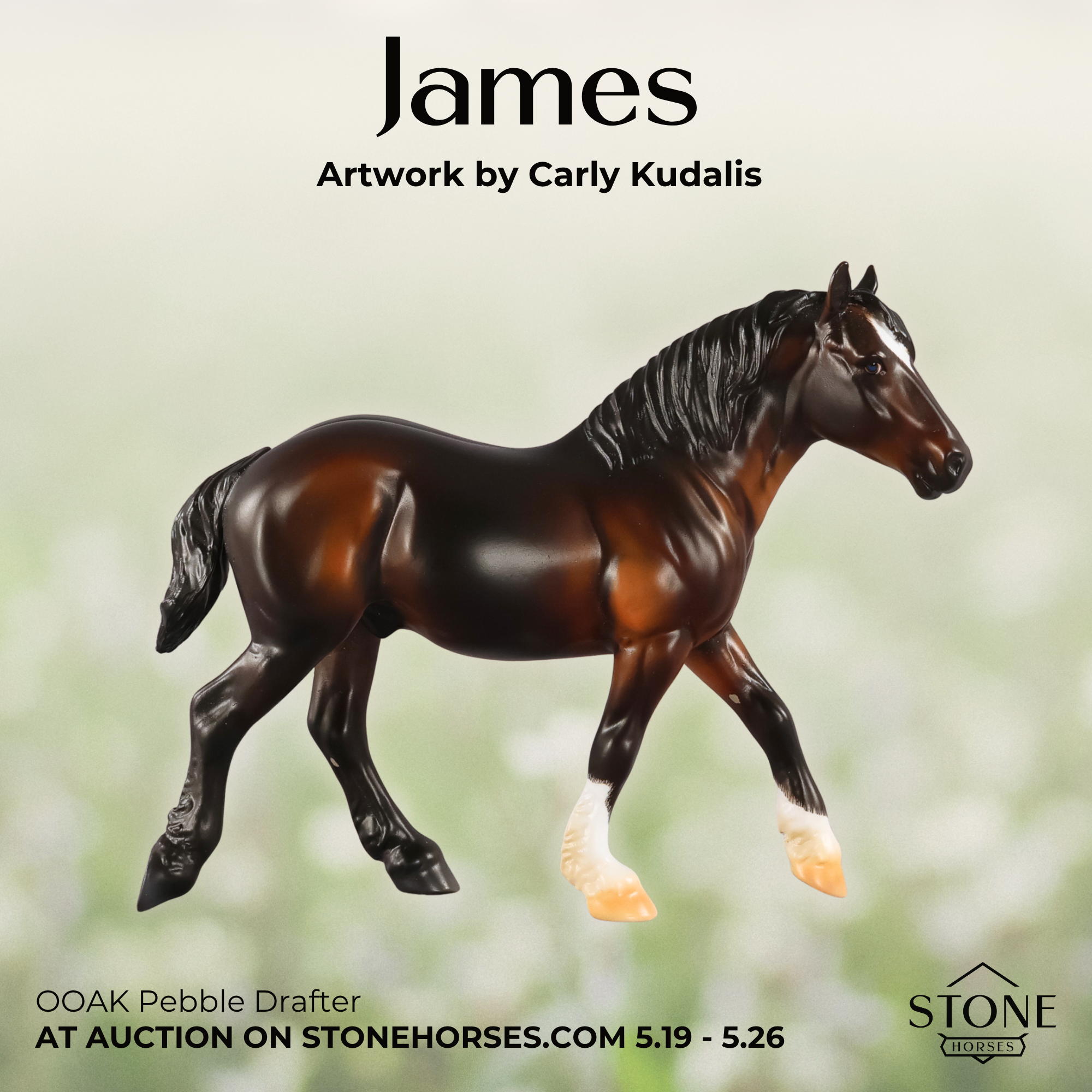James OOAK Pebble Drafter by Carly Kudalis SHCF26