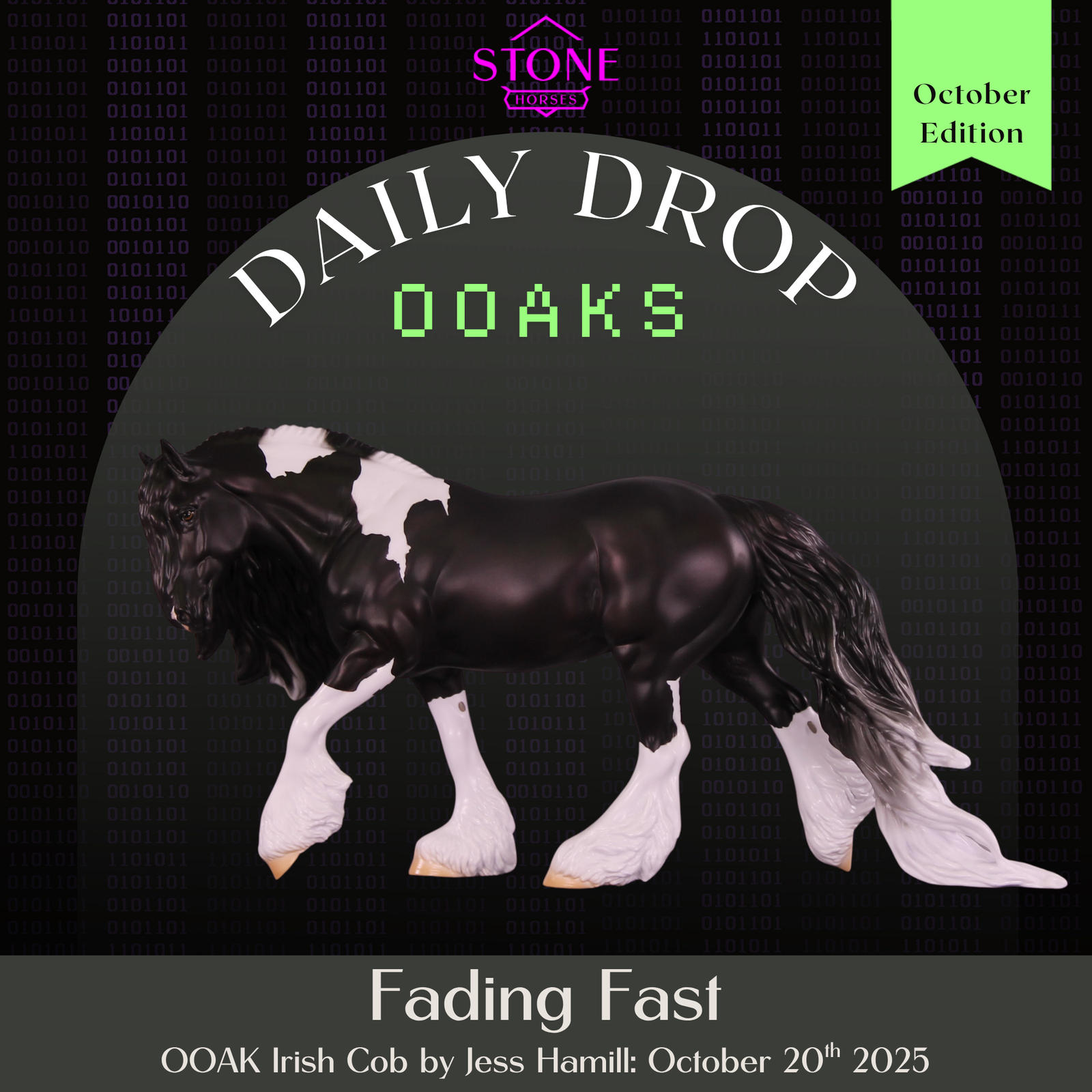 Fading Fast OOAK Irish Cob by Jess Hamill DDOOAKs25