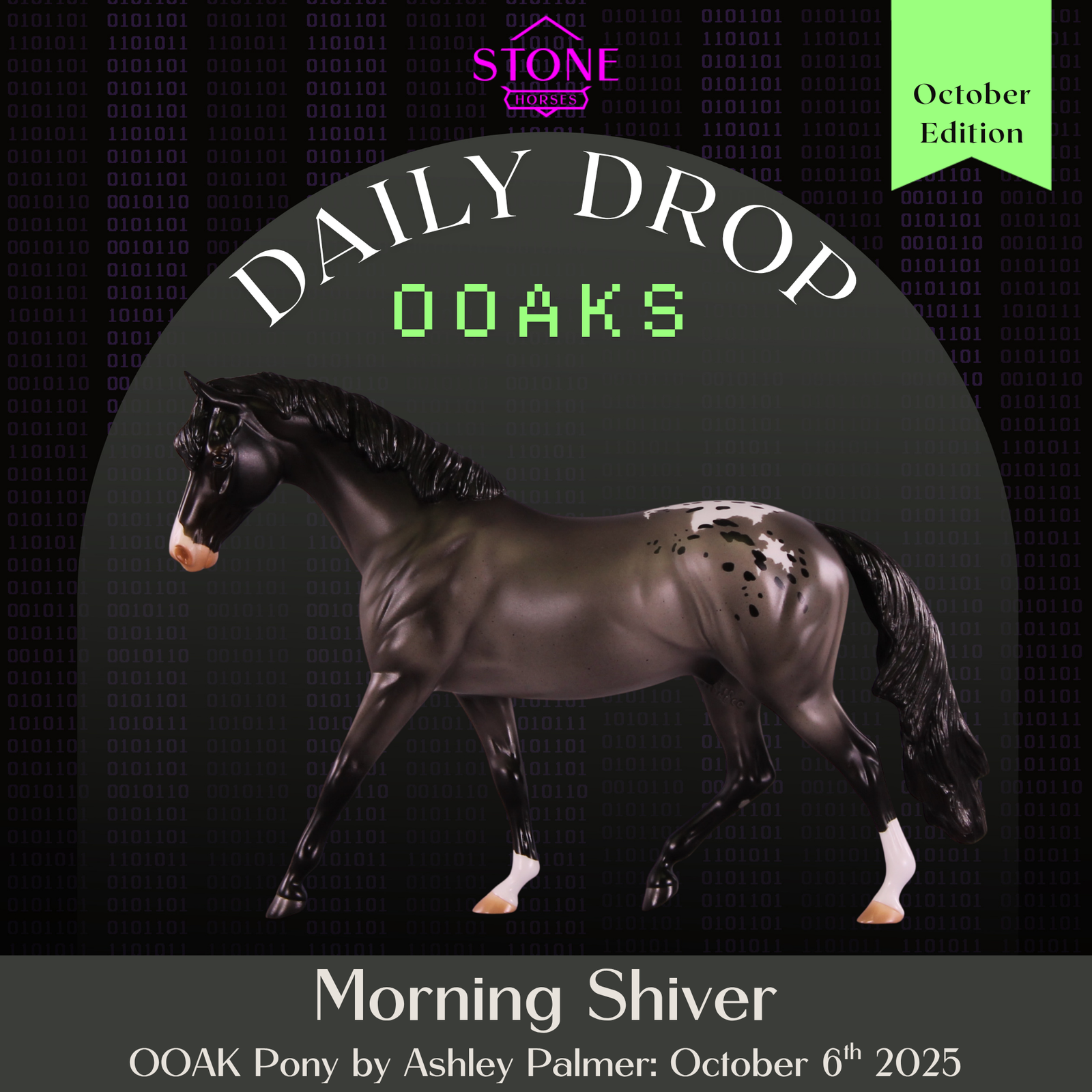 Morning Shiver OOAK Pony by Ashley Palmer DDOOAKs25