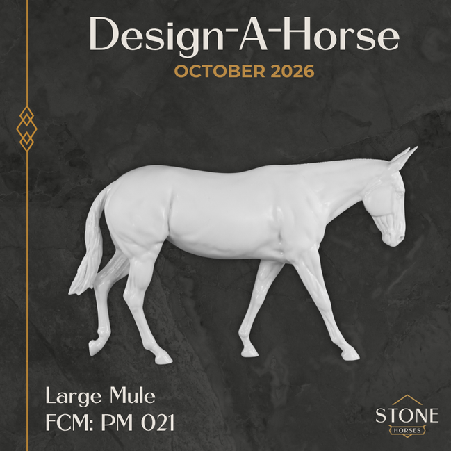 Design-A-Horse Large Mule PM021 - October release 2026