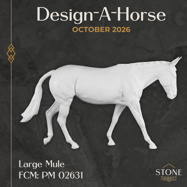 Design-A-Horse Large Mule PM02631 - October release 2026