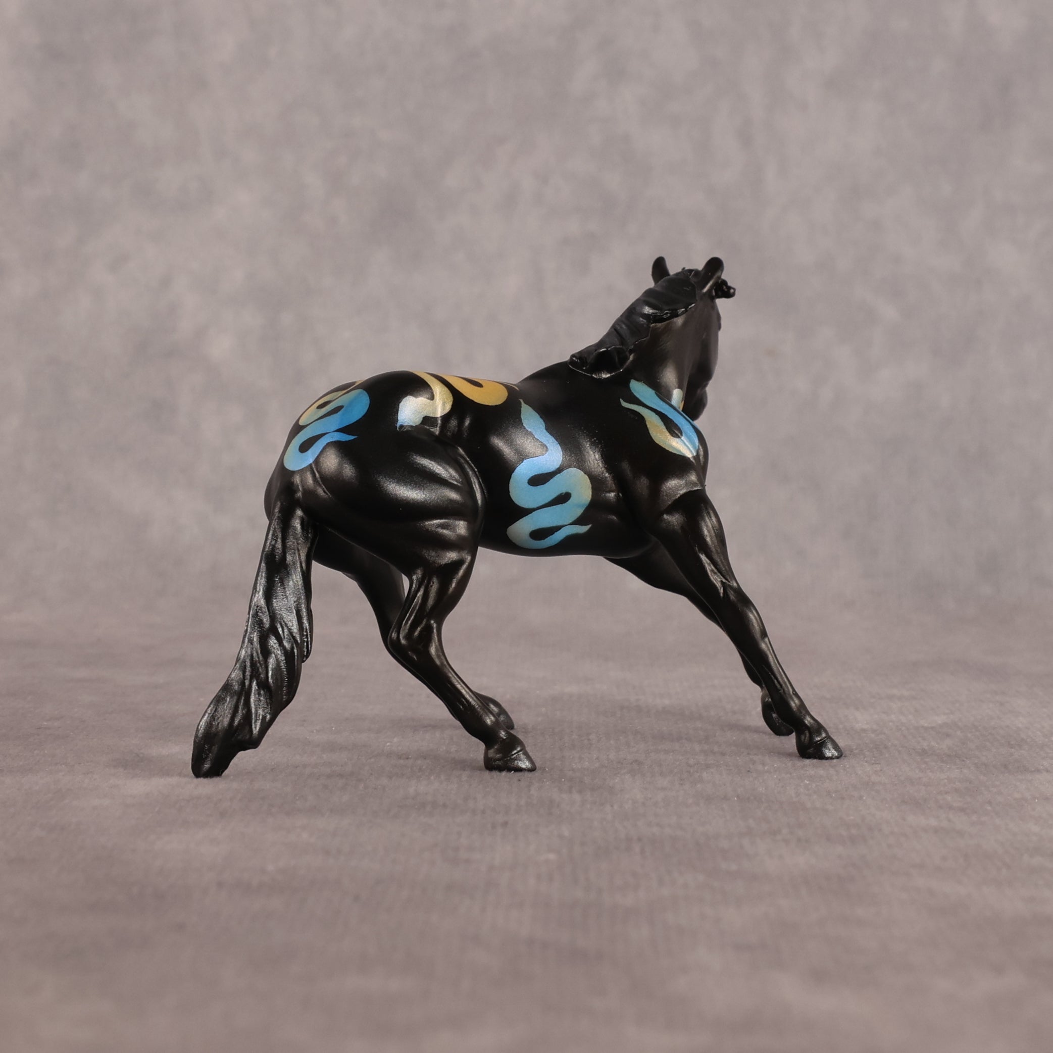 Old Kingdom OOAK Chip Cutting Horse by Enrique Duarte WC26