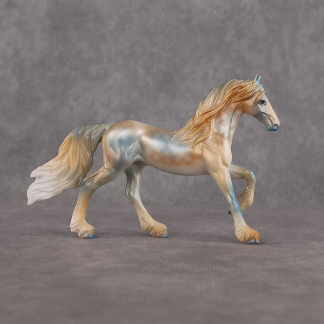 Opalescent OOAK Chip Friesian by Anna Rieck LHS26